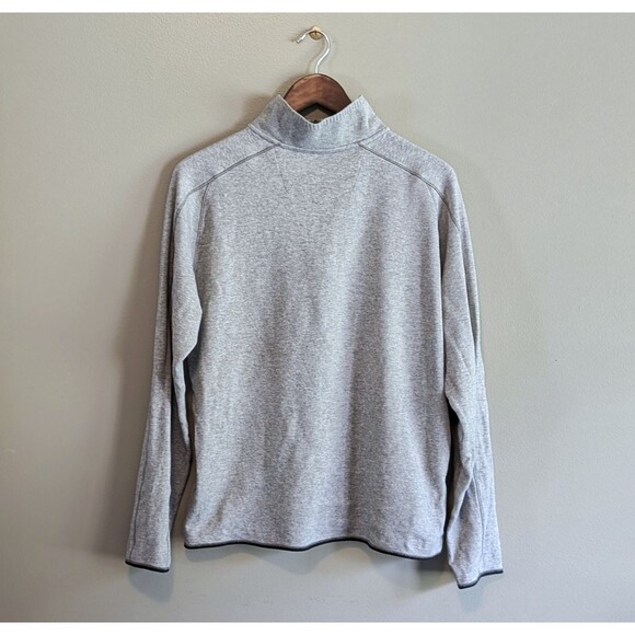 Robert Graham Size Large Quarter Zip Sweater Mens Pullover Gray L Sweatshirt LS - Picture 5 of 5